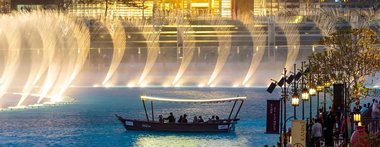 Dubai Fountain & Burj Khalifa LED Show Night Tour – Private Tour